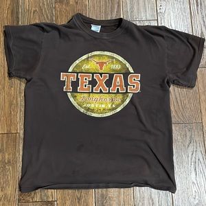 Brown Texas longhorn tshirt